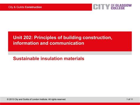 Sustainable insulation materials 1 | PPT