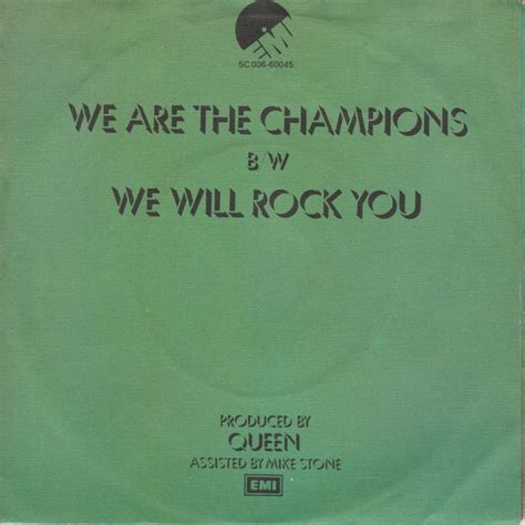 Queen - We Are the Champions / We Will Rock You (7"si NL 1977) - Het Plaathuis