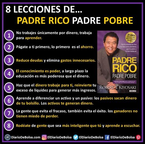 Libros para aprender a invertir: 8 Lecciones del libro Padre Rico Padre Pobre de Robert T ...