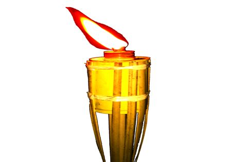 light fire for bamboo lamp posts at night Eid Eve Celebration 23334166 PNG