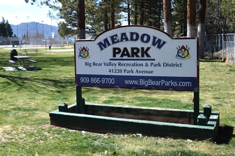 Discover Meadow Park in Big Bear Lake - Destination Big Bear