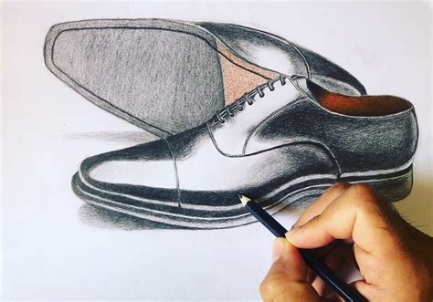 Shoes drawing with graphite pencils on A4 paper : r/drawing