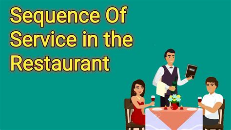 Sequence of service in the restaurant - YouTube