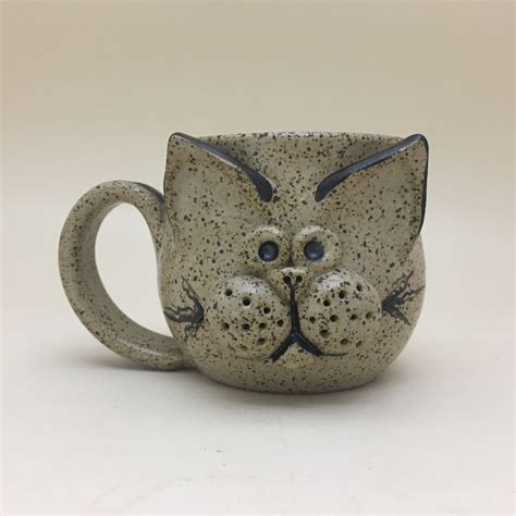 441- Cat Mug – Wizard of Clay Pottery