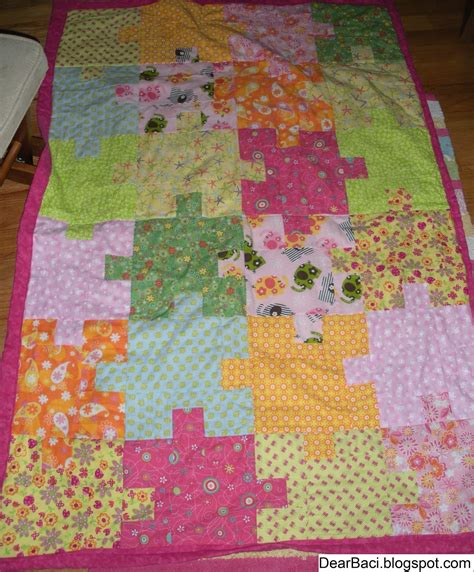 Dear Baci: Jigsaw Puzzle Quilts