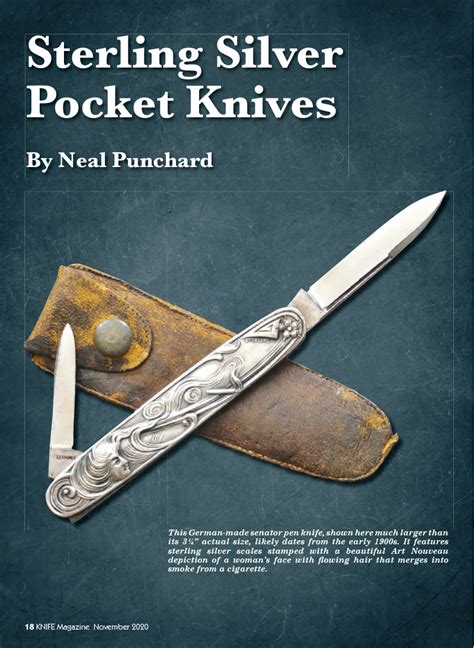 Sterling Silver Pocket Knives – Knife Magazine