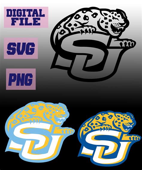 Svg Png Southern University Jaguars Cut File for - Etsy