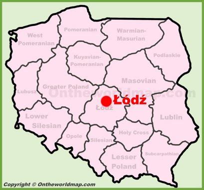 Lodz Maps | Poland | Maps of Lodz