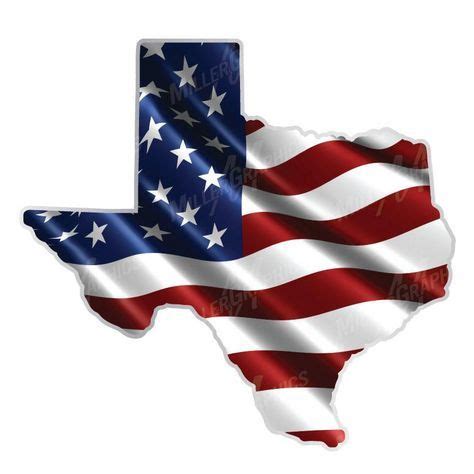 Texas American Flag Decal | American flag decal, American flag art, American flag