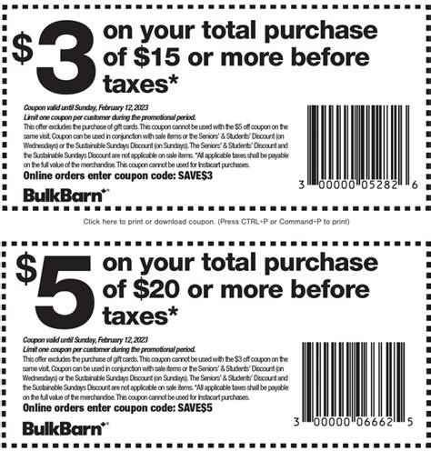 Bulk Barn Canada Coupons and Flyer Deals: Save $3 to $5 Off Your Purchase with Coupons + 25% off ...