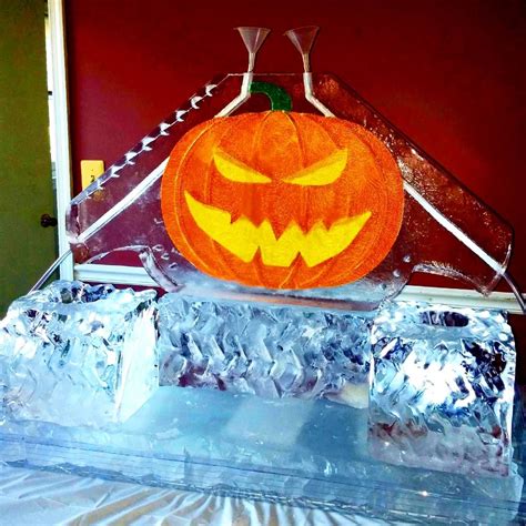 Our Halloween ice luge. Maryland, Washington DC and Virginia. Luges are indeed awesome. #iceluge ...