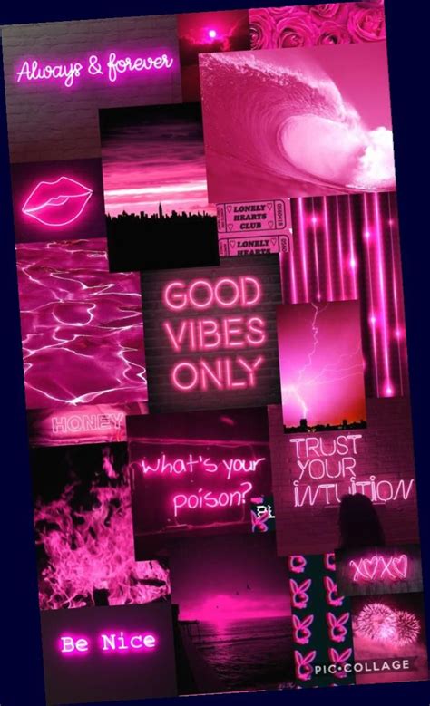 Neon Aesthetic Collage Background / I have loved having it on my phone ...