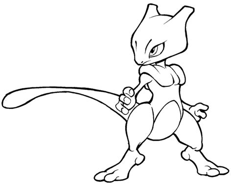 Mewtwo Drawing