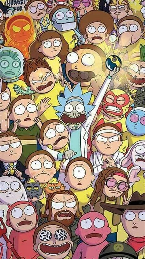 2018 Download HD Wallpaper Rick And Morty Cartoon iPhone Full Size - 3D iPhone Wallpaper