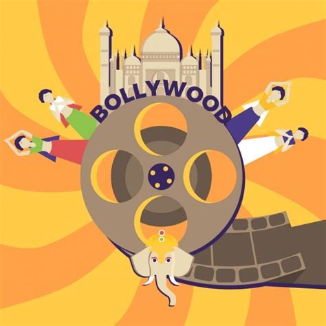 Free Vector | Flat bollywood background