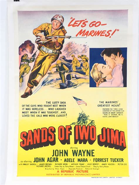 Lot - Sands of Iwo Jima movie poster print