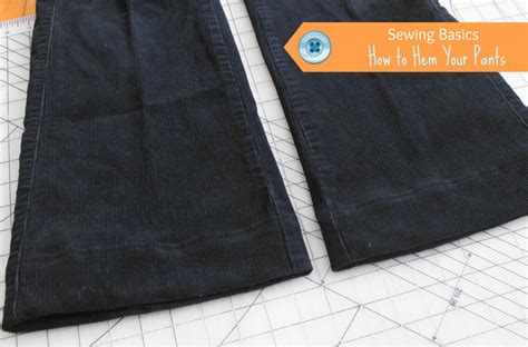 Sewing Basics: How to Hem Pants - Artisan in the Woods