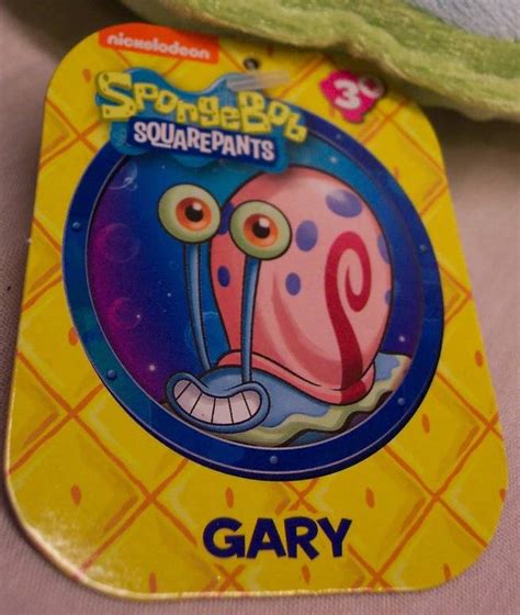 Spongebob Squarepants GARY THE SNAIL 5" Plush STUFFED ANIMAL Toy NEW | eBay