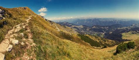 Monte Baldo. Italy. Walking One-day Hikes through Narrow Stony Paths. Stock Photo - Image of ...