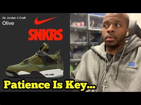 Nike Air Jordan 4 Craft Olive Release - YouTube