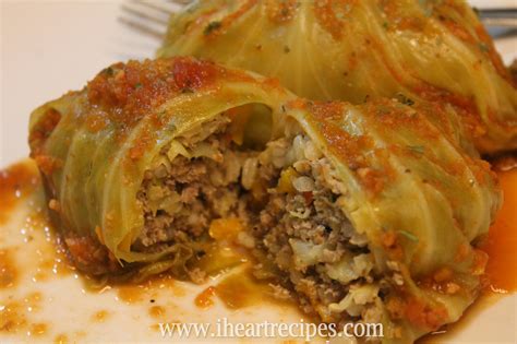 Easy Baked Stuffed Cabbage Rolls | I Heart Recipes