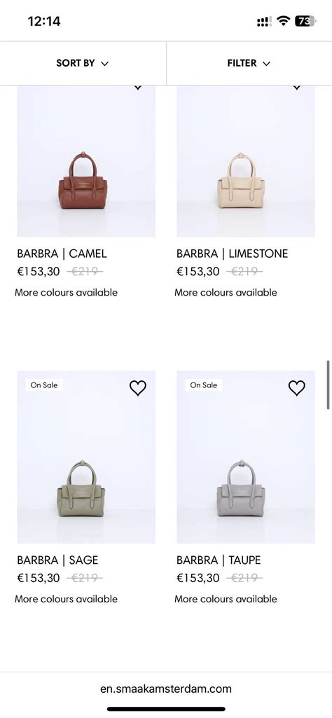 PSA: Smaak Amsterdam is having a nice sale. : r/handbags