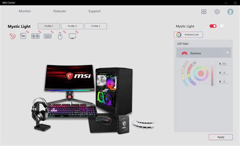 Mystic Light RGB Gaming PC - Recommended RGB PC Parts & Peripherals | MSI