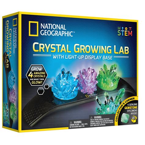 National Geographic Light Up Crystal Growing Kit - Walmart.com ...