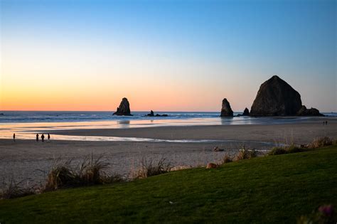 Cannon Beach at Ecola State Park Shut Down - January 2020