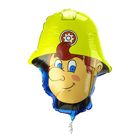 28cm Fireman Sam Foil Birthday Balloon - Party Decorations - Balloon Shop