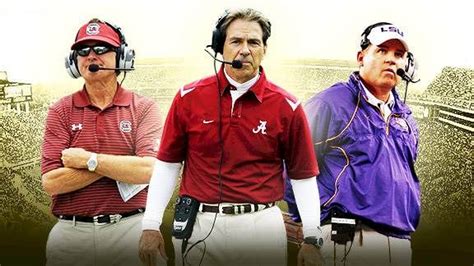 Power Ranking SEC Football Coaches | Football coach, Sec football, Coaching