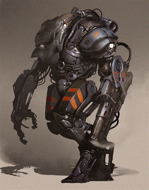 -- Share via Artstation iOS App, Artstation © 2558 | Robot concept art, Futuristic robot, Robot art