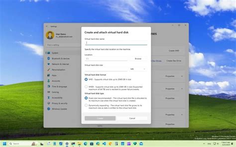 How to enable new virtual disks settings on Windows 11 - Pureinfotech