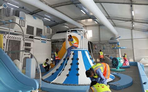 Indoor Playground Equipment On-site Installation In Qatar - Beston