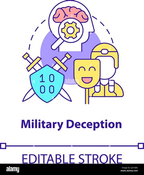 Military deception concept icon Stock Vector Image & Art - Alamy