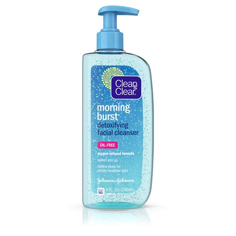 Clean & Clear Morning Burst Detoxifying Daily Face Cleanser, 8 fl. oz - Walmart.com