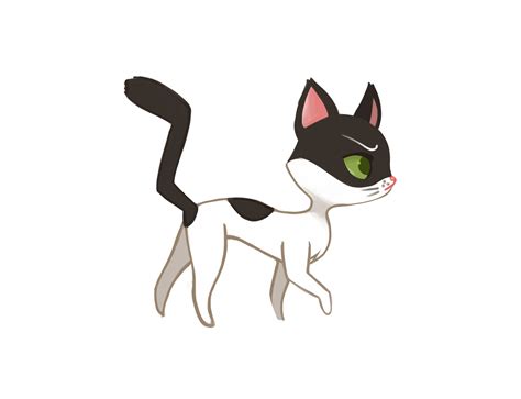 Cat-walking-animation by BlackRozePetal on DeviantArt