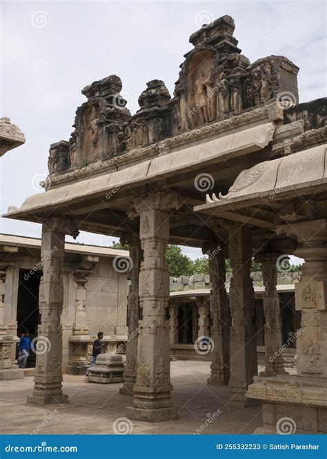 Details of of Hazara Rama Temple at Hampi Editorial Stock Photo - Image ...