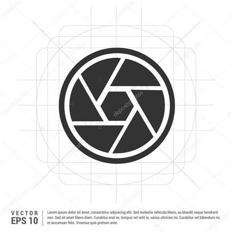 Camera objective icon Stock Vector Image by ©ibrandify #106286684