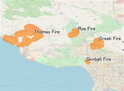 Map Showing Current Fires In California | Printable Maps