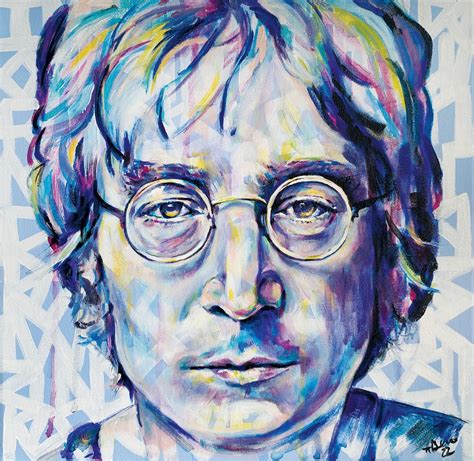 John Lennon, John Lennon Art, John Lennon Portrait, John Lennon ...