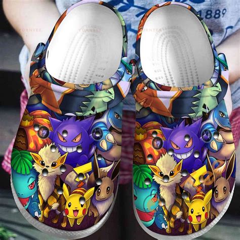 Pokemon Pikachu Crocs Clog Shoes Crocs For Mens And Womens ...