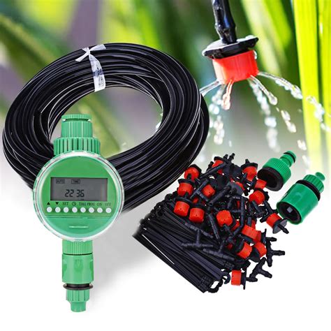 25m DIY Micro Drip Irrigation System Plant Self Automatic Watering ...