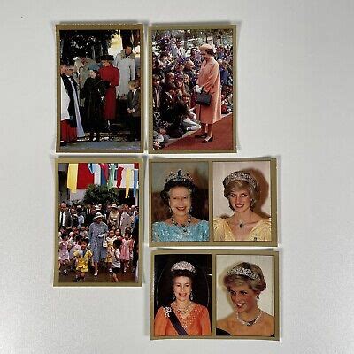 PANINI 1988 QUEEN Elizabeth II King Charles III Royal Family Stickers ...