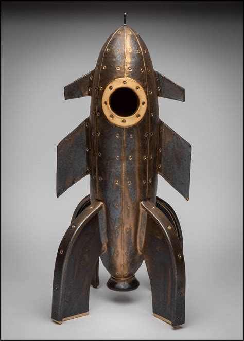 Steampunk Rocket | Vintage spaceship, Vintage space art, Retro rocket