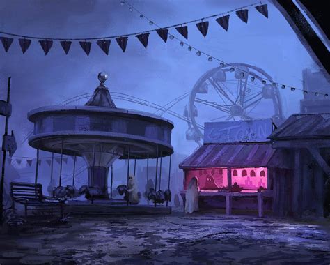 Creepy Carnival Background