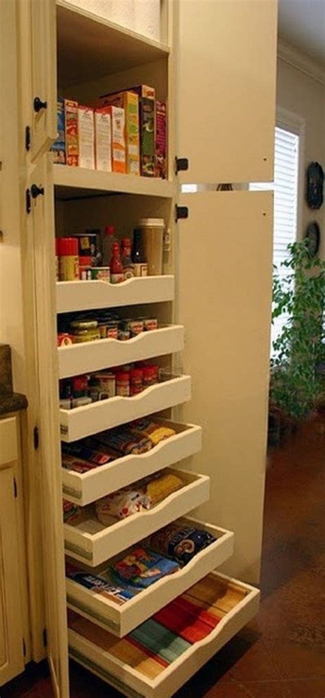 How to build pull out pantry shelves in 2020 | Pantry drawers, Kitchen storage organization ...