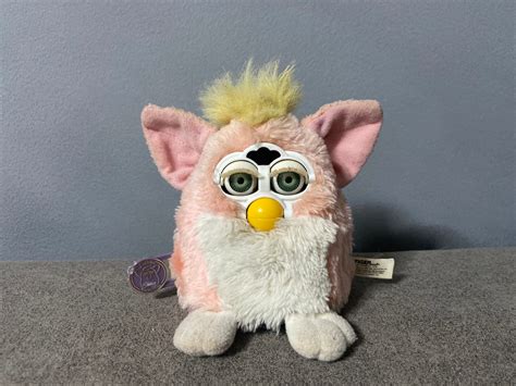 Furby Baby 1999 Tiger Electronics Furby Pink White Yellow | Etsy