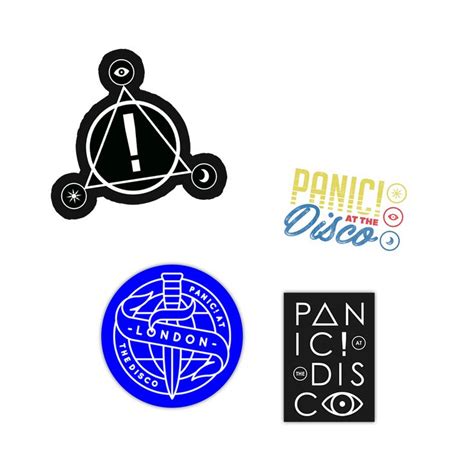 Panic! At The Disco Official Merchandise | Aesthetic stickers, Disco, Sticker set