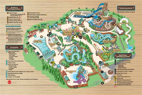 Silver Dollar City White Water Map and Brochure (2019 - 2023 ...